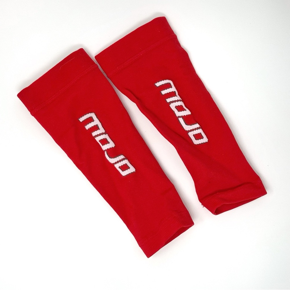 Mojo Graduated Compression Calf Sleeves Red Size Small Running Recovery